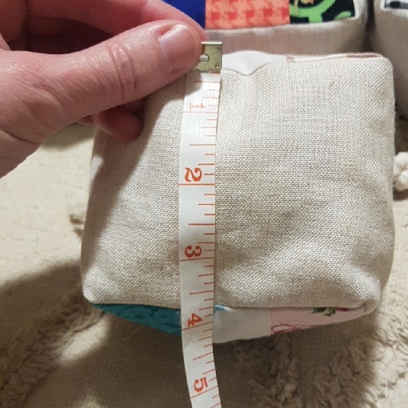 Colorful Patchwork Drawstring Bags - Picture 7 of 11